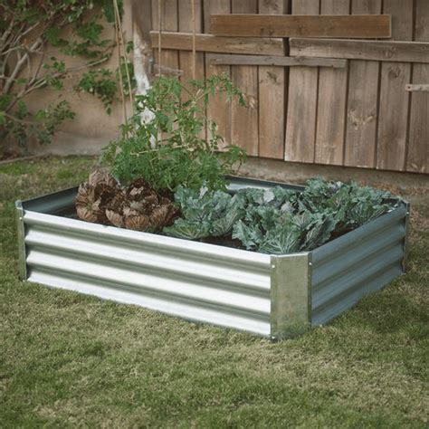 courigated metal garden box plans|corrugated metal raised bed garden.